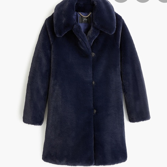 J.crew faux fur coat